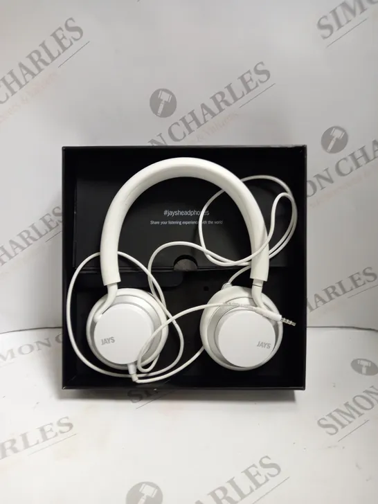 BOXED JAYS U-JAYS HEADPHONES WHITE