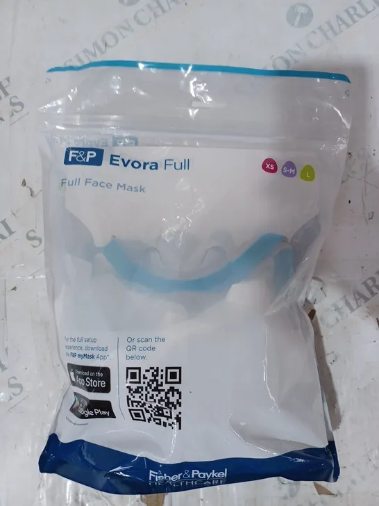 FISHER & PAYKEL EVORA FULL FACE PAP THERAPY MASK