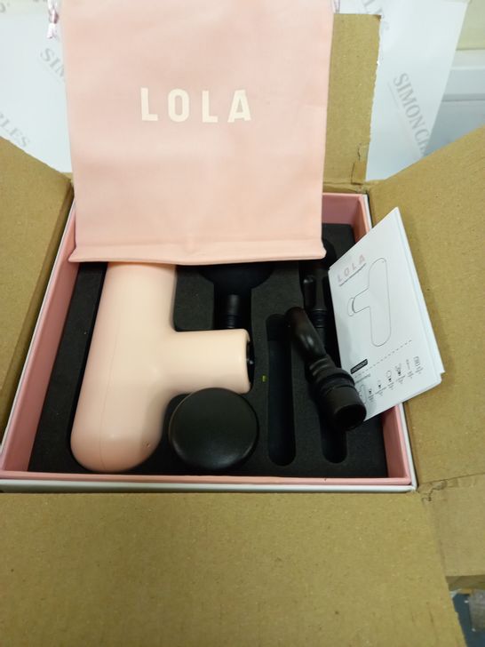 LOLA 4 SPEED HAND HELD MASSAGE GUN