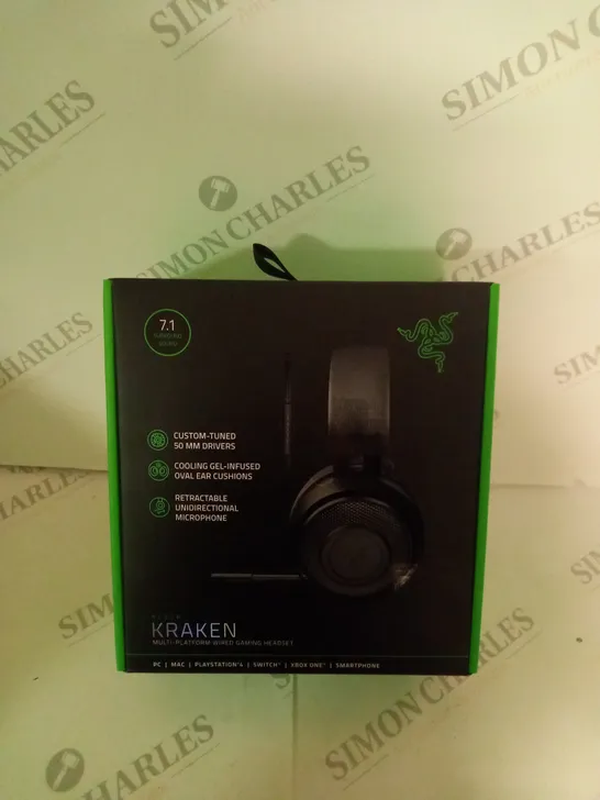 BOXED BRAND NEW RAZER KRAKEN MULTI-PLATFORM WIRED GAMING HEADSET