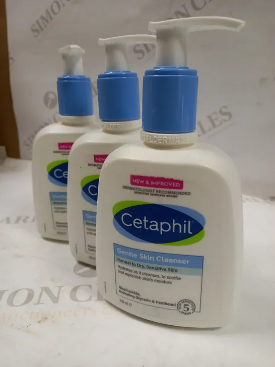 CETAPHIL GENTLE SKIN CLEANSER 236ml X3