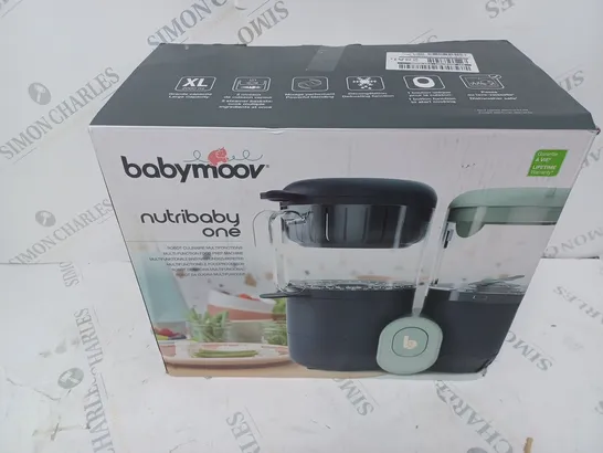 BOXED BABYMOOV NURTIBABY ONE MULTIFUNCTION FOOD PREP MACHINE BLACK RRP £119.99