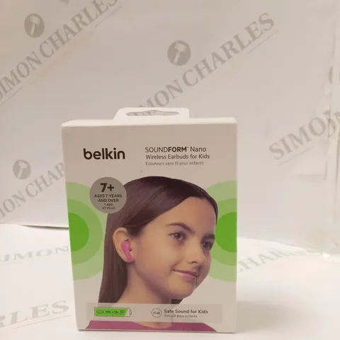 BELKIN SOUNDFORM NANO KIDS WIRELESS EARPHONES 