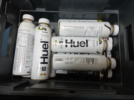 APPROXIMATELY 15 HUEL COMPLETE MEAL DRINKS ASSORTED FLAVOURS 500ML