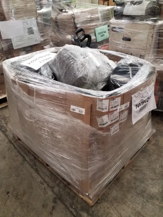 PALLET OF APPROXIMATELY 17 UNPROCESSED RAW RETURN HOUSEHOLD AND ELECTRICAL GOODS TO INCLUDE;