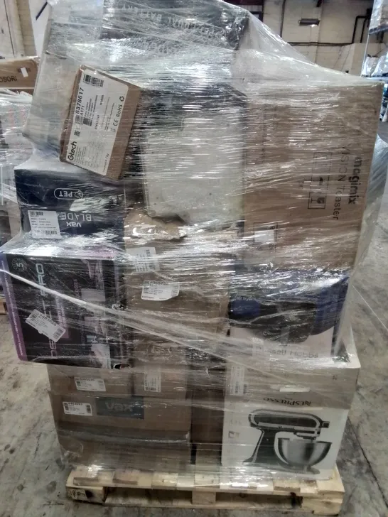 PALLET OF APPROXIMATELY 33 UNPROCESSED RAW RETURN HOUSEHOLD AND ELECTRICAL GOODS TO INCLUDE;