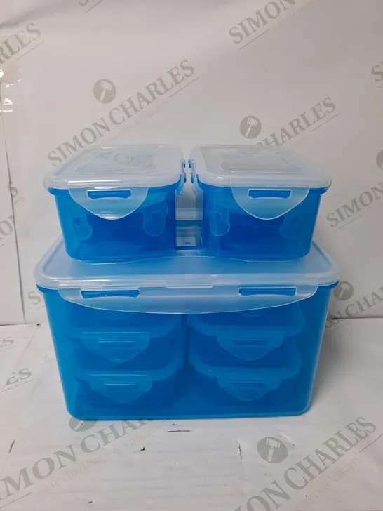 LOCK AND LOCK FOOD STORAGE BOX SET BLUE 