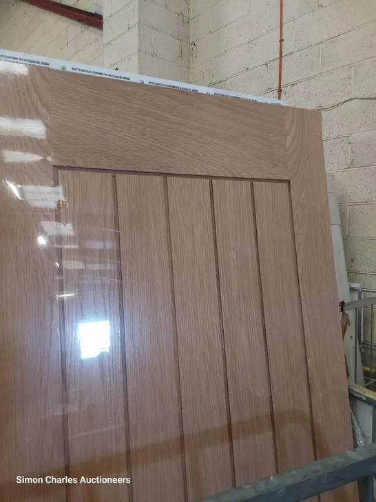 OAK VENEER PRE FINISHED COTTAGE STYLE INTERNAL DOOR 1981 × 726mm