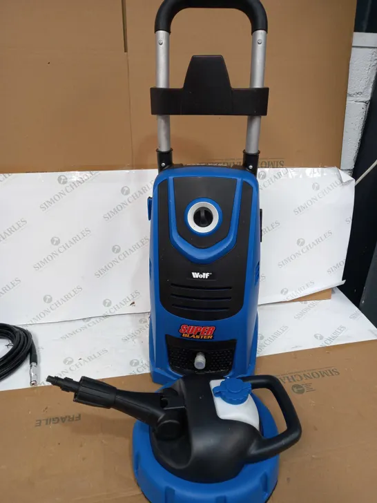 WOLF SUPER BLASTER PRESSURE WASHER BLUE