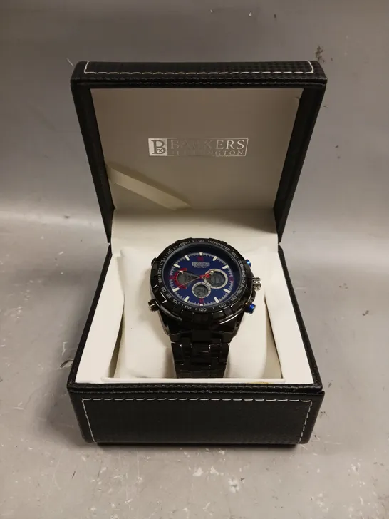 BARKERS OF KENSINGTON MEGA SPORT BLUE MENS WATCH