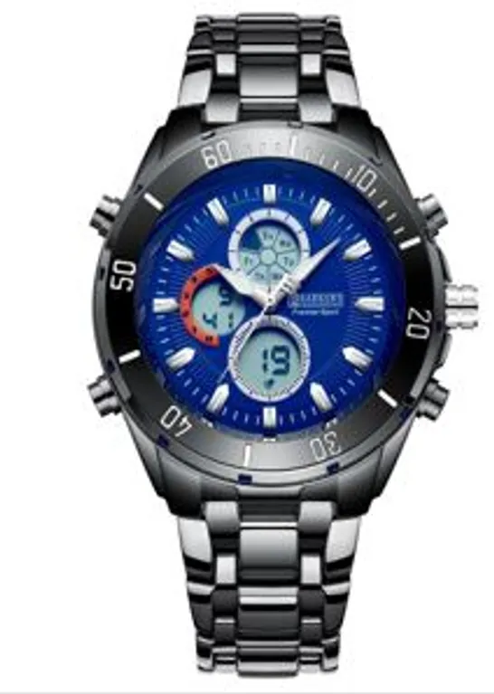 BARKERS OF KENSINGTON PREMIER SPORT BLUE MENS WATCH