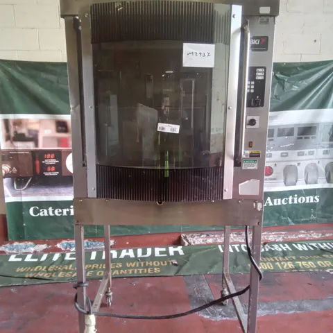 COMMERCIAL BKI SINGLE ROTISSERIE OVEN 