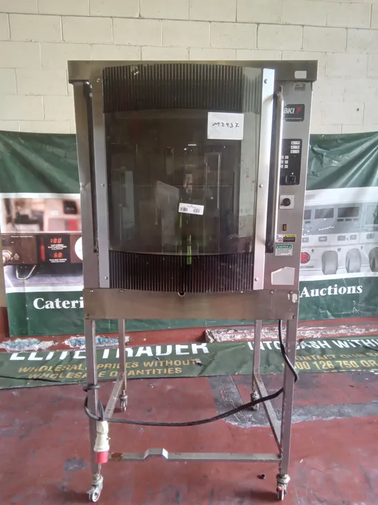 COMMERCIAL BKI SINGLE ROTISSERIE OVEN 