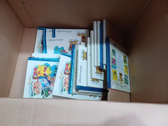 BOX TO CONTAIN APPROX. 20 X DISNEY TOY STORY 4 "A TREASURE COVE STORY" CHILDRENS BOOKS 