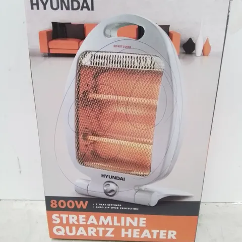 BOXED HYUNDAI STREAMLINE QUARTZ ELECTRIC HEATER 800W