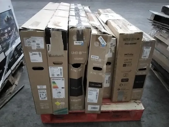 PALLET OF 7 ASSORTED TV'S TO include LG, PANASONIC 