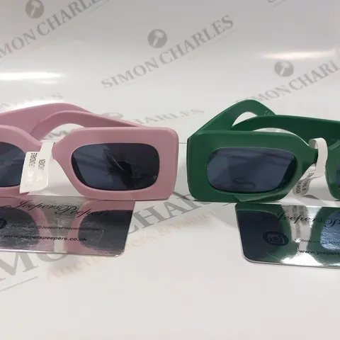 TWO PAIRS OF JEEPERS PEEPERS SUNGLASSES