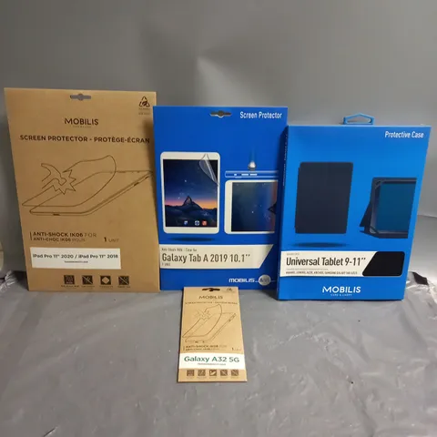 BOX OF APPROX 30 ASSORTED ITEMS TO INCLUDE - UNIVERSAL TABLET 9-11 - IPAD PRO 11 2020 SCREEN CASE - GALAXY TAB A 2019 10.1 ETC