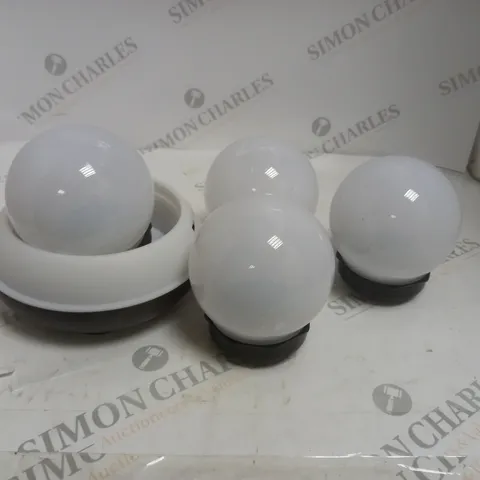 UNBRANDED SOLAR GLOBE LIGHTS 8 PEICE