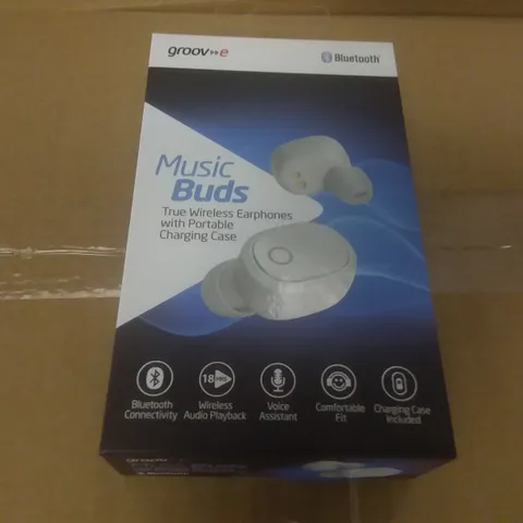 BOX OF 30 GROOVE MUSIC BUDS WIRELESS EARPHONES