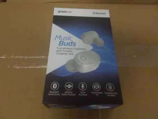 BOX OF 30 GROOVE MUSIC BUDS WIRELESS EARPHONES