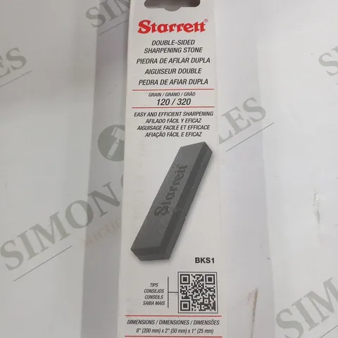 APPROXIMATELY 11 BOXED STARRETT DOUBLE SIDED SHARPENING STONE BKS1