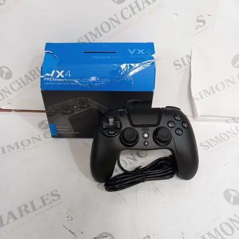 VX4 PREMIUM WIRED CONTROLLER FOR PS4 IN BLACK