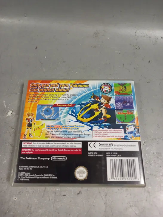 POKEMON RANGER SHADOWS OF ALMIA FOR NINTENDO DS 