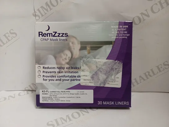 REMZZZS FULL FACE CPAP MASK LINERS (K3-FL) LARGE 