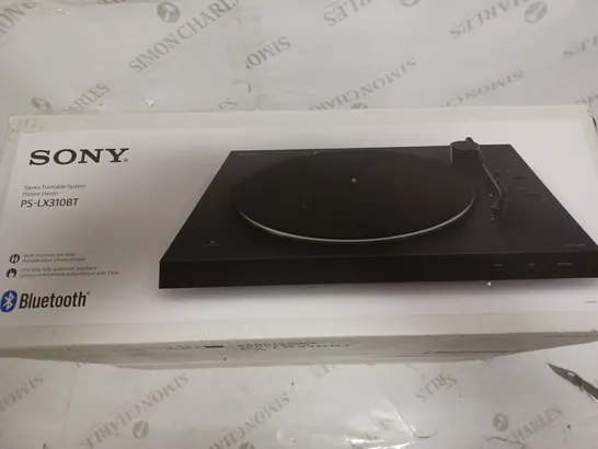 SONY PS-LX310BT STEREO TURNTABLE SYSTEM 