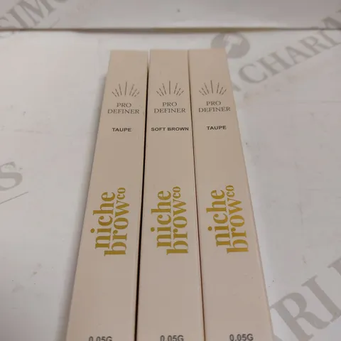 BOX OF 3 NICHE BROW CO PRO DEFINER PENS