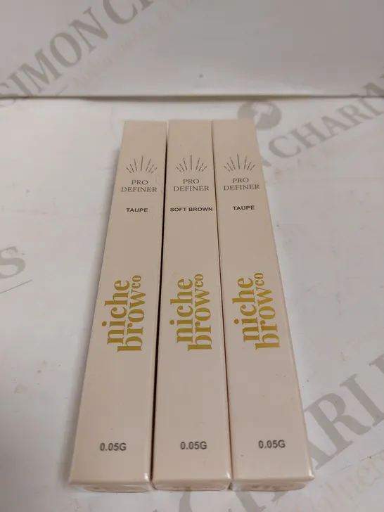 BOX OF 3 NICHE BROW CO PRO DEFINER PENS