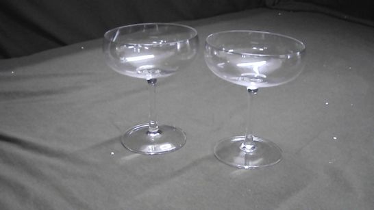 VEMACITY 2 HANDMADE COUPE GLASSES 