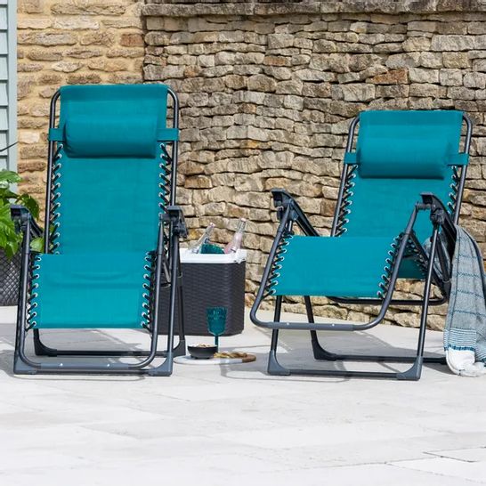 BOXED HELSINKI LOUNGER TEAL TWIN PACK