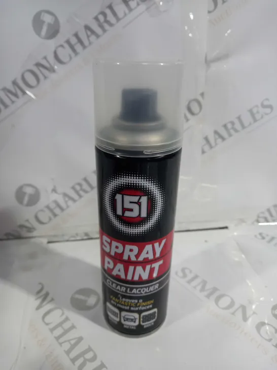 BOX OF 11 151 SPRAY PAINT CLEAR LACQUER SPRAY PAINT 