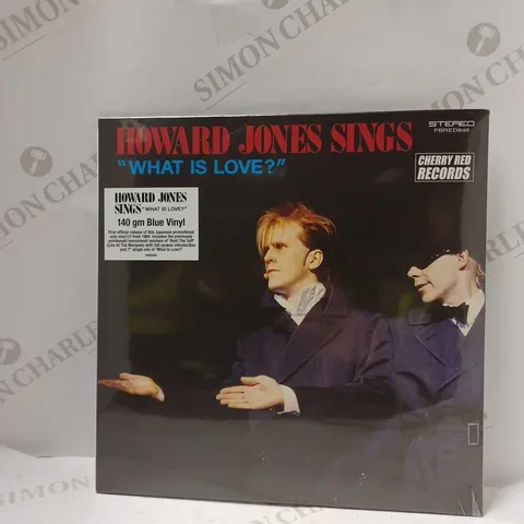 SEALED HOWARD JONES SINGS, 'WHAT IS LOVE' 12" ALBUM COLOURED VINYL