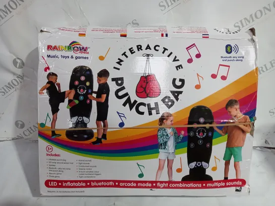 RAINBOW INTERACTIVE PUNCH BAG 