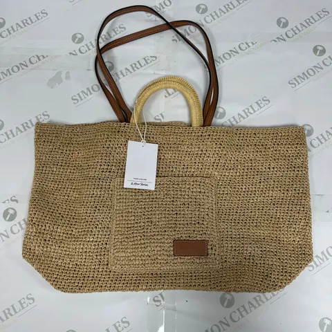 PARIS ATELIER & OTHER STORIES WOVEN BAG WITH SHOULDER STRAPS