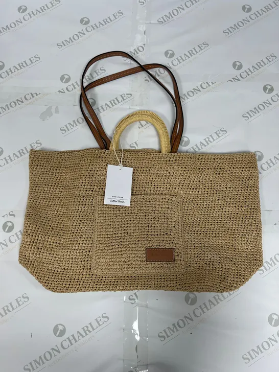 PARIS ATELIER & OTHER STORIES WOVEN BAG WITH SHOULDER STRAPS