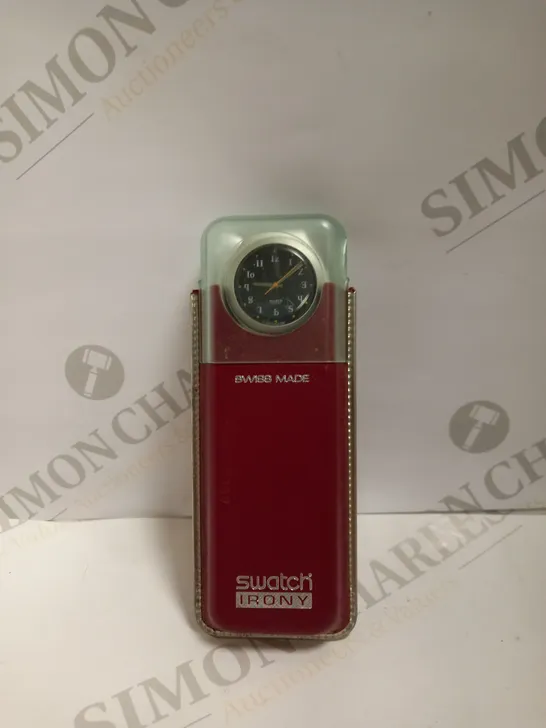 SWATCH IRONY SWISS MADE STAINLESS STEEL WATCH 