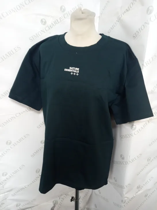 304 MENS PRINTED TSHIRT IN FOREST GREEN SIZE S