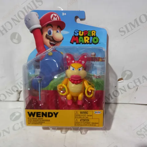 SUPER MARIO WENDY WITH MAGIC WAND FIGURE