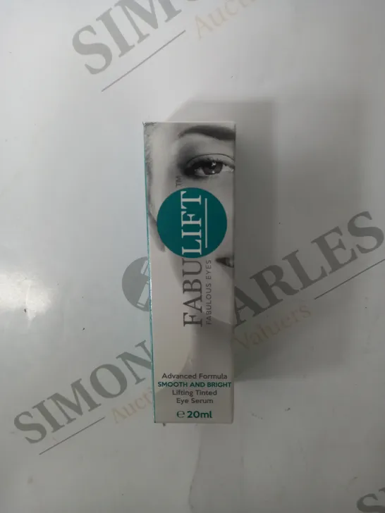 BOXED AND SEALED FABULIFT ADVANCED FORMULA SMOOTH AND BRIGHT LIFTING TINTED EYE SERUM 20ML