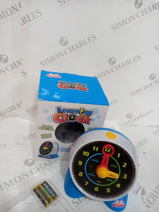 BOXED LEARNING CLOCK 3+ YEARS OLDS 