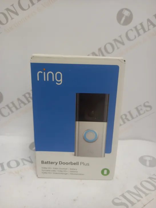 BOXED SEALED RING BATTERY DOORBELL PLUS 