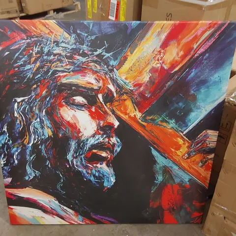 WRAPPED CANVAS JESUS CHRIST PAINTING