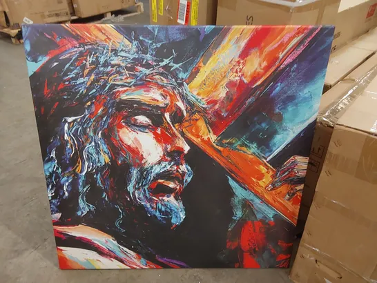 WRAPPED CANVAS JESUS CHRIST PAINTING