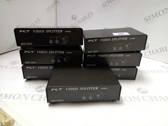 BOX OF 6 PCT VIDEO SPLITTER MSV2025 