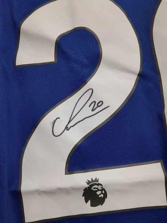 SIGNED COLE PALMER CHELSEA FC 24/25 HOME SHIRT SIZE S 