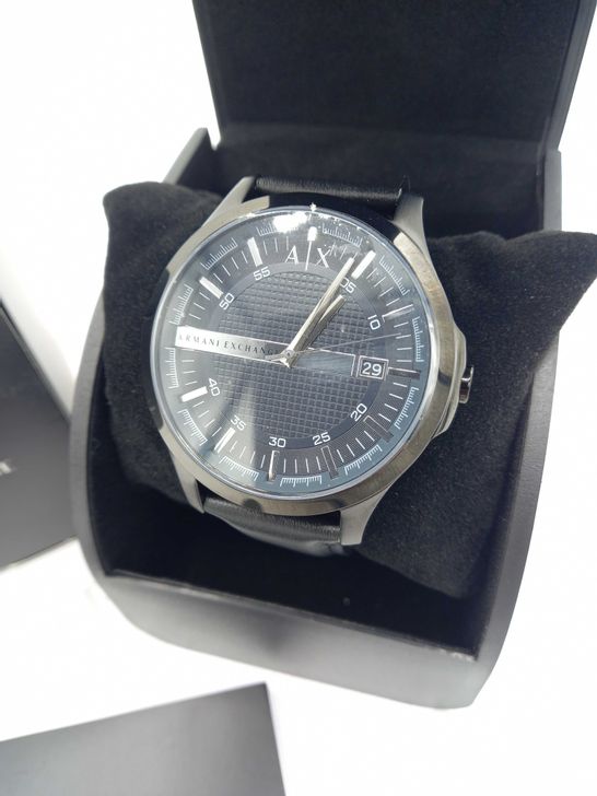 BRAND NEW BOXED ARMANI WATCH CAYDE BLACK AND SILVER  RRP £268.5